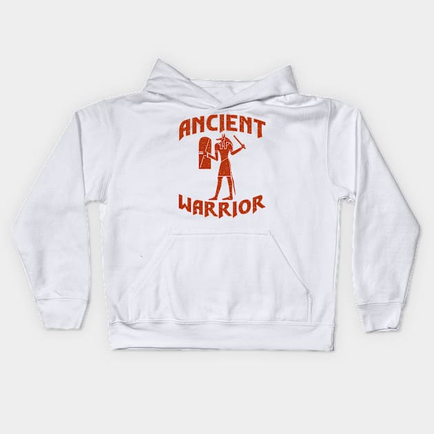 Ancient Warrior Kids Hoodie by JakeRhodes